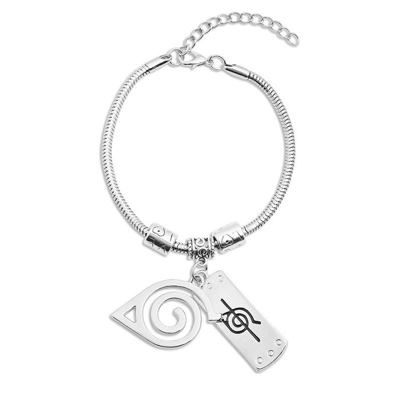Fashion Naruto Pendant Bracelet For Women Men Classic Geometric Charms Cosplay B - £10.50 GBP
