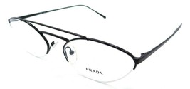 Prada Eyeglasses Frames PR 62VV 1AB-1O1 57-19-140 Shiny Black Made in Italy - $121.52