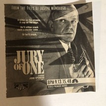 Jury Of One Vintage Tv Guide Print Ad John Spencer TPA25 - £4.64 GBP