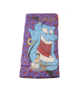 Vintage 90s Disney Aladdin Genie Abu Spell Out Sleeping Bag Blanket 29&quot;x56&quot; - $74.20