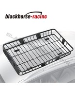 64&quot; Universal Black Roof Rack Cargo Carrier w/ Extension Luggage Hold Ba... - £141.43 GBP