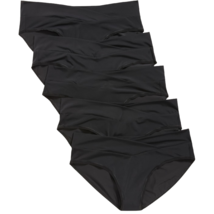 5 Pack Maternity Panties XXL Soft-Knit French-Cut Bikini Underwear Black NEW Lot - £25.20 GBP