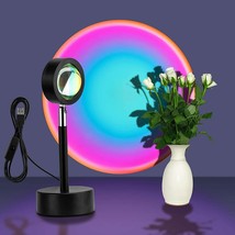 Sunset Projection Lamp Sunset Light with 180° Rotation LED Projector Lamp, USB - £19.45 GBP