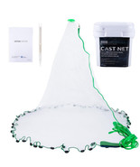 Goture American Fishing Cast Net Saltwater Freshwater, 3/8inch 1/4in Mes... - $1,919.01 MXN