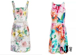 Monteau Big Girls Embellished Floral-Print Dress - £16.86 GBP