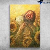 God Lamb Sunflower Jesus - £12.58 GBP