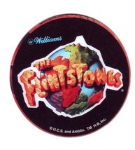 The Flintstones Pinball Drink Coaster Plastic  Promo NOS Christmas Gift - £12.92 GBP