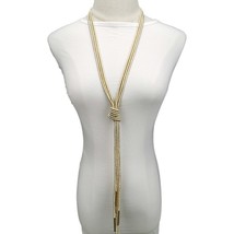 UKEBAY New Long Tassel Necklace Women Pendant Necklaces Gold Color Silver Color  - £14.03 GBP