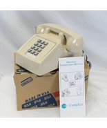 Cortelco Desk Phone Beige NOS Original Box Instructions 250044-MBA-44M - $69.57