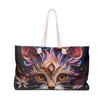 Personalised/Non-Personalised Weekender Bag, Cat, Papertolle effect, awd-415 - $48.89