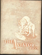 1952-53 The Aviator Yearbook-now defunct French HS, Beaumont, TX-Name in... - £40.27 GBP