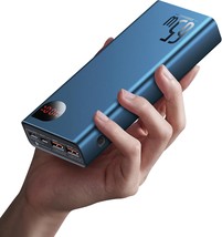 Power Bank 20000mAh 65W Metal Laptop Portable Charger 4 Port USB C Battery Pack  - $95.30