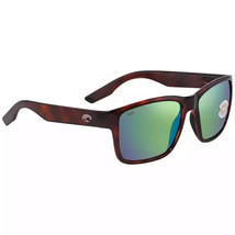 New Costa Del Mar 06S9049 Paunch Sunglasses Tortoise Green Mirror 580P Polarized - £110.51 GBP