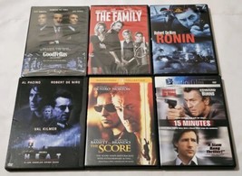 Goodfellas (Sealed), The Family (Sealed), Ronin, Heat, The Score &amp; 15 Minutes  - £14.24 GBP