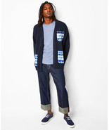 Sun + Stone Men&#39;s Kazu Kimono Sweater in Moon Indigo-Size Small - $736.23 MXN