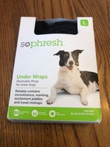 So phresh Right Fit Washable Dog Diaper Small Dogs In Heat Piddle Travel - £14.61 GBP