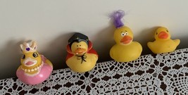 Lot of Eight Assorted Rubber Ducks Jeep Lovers Queen Vampire Purple Hair Unicorn - £10.27 GBP