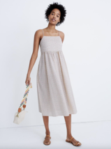 Madewell Cami Tie-Strap Sundress Cottage Core Floral Dress Midi Bright B... - £53.07 GBP