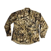 Woolrich Advantage Wetland Camo Chamois Flannel Men&#39;s XL Tall Shirt - $44.50
