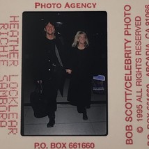 1995 Heather Locklear &amp; Richie Sambora at LAX Celebrity Color Transparency Slide - £8.17 GBP