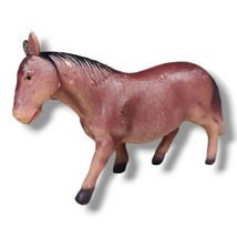 Vintage Celluloid Donkey Mule Blow Mold Hand Painted Figurine  - $19.95