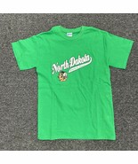UND FIGHTING SIOUX University North Dakota Hockey  Adult S  T shirt Gree... - $950.15 MXN