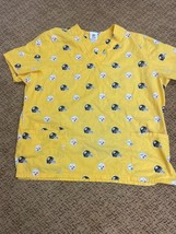 Team apparel Pittsburgh printed nurse scrub Large top - £6.21 GBP