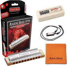 Hohner Harmonica Marine Band Key C 1896Bxc 10 Holes, Bundle With Hard Case, Mini - £53.68 GBP