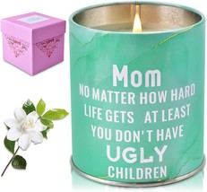 Gifts for Mom from Daughter Son,Scented Candles w/Dried Flowers,Unique Christmas - £13.92 GBP