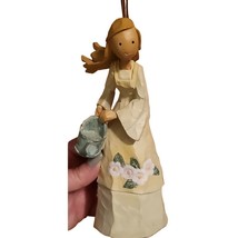 Charming Angel Figurine with Watering Can Garden Decor Ornament - $14.01