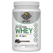Garden of Life Sport Whey Protein Powder Chocolate Grass Fed Whey Exp 02... - $46.05 CAD
