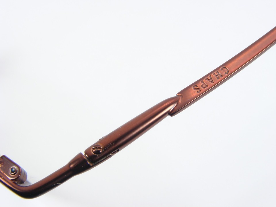 Vintage CHAPS Ralph Lauren 52 C1H RUSSET EYEGLASSES GLASSES FRAME 45-21-130 mm Item image 6