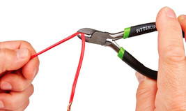 4.5 In Diagonal Cutter Wire Nippers Dikes Cutters Foam Grip Plier Cut Strip Wire - £14.96 GBP