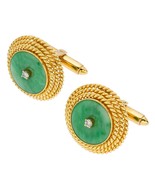Authenticity Guarantee

18k Yellow Gold Jadeite Jade Cufflinks with 0.10... - €2.149,39 EUR