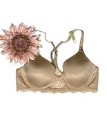 Maidenform One Fab Fit Extra Coverage Front Closure Lace T-Back Bra  34B - $24.75