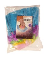 Unisex Rainbow Mohawk Wig Groovy Costume Accessory Cosplay Masquerade Ha... - £8.55 GBP