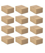 14x10x6 Shipping Moving Boxes 32 ECT 65 LB Load Capacity Pack of 12 - $543.37 MXN