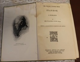 Vintage first edition Sir Walter Scott&#39;s Ivanhoe The Riverside Literatur... - £9.99 GBP