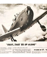 1943 Army Air Force Recruitment WW2 Advertisement Aviation Transportatio... - €25,75 EUR