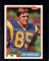 1981 Topps #205 Jack Youngblood Exmt La Rams Hof Nicely Centered *X106713 - £4.30 GBP
