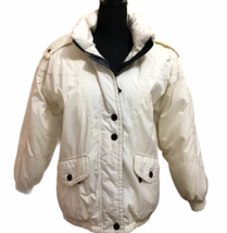 Vintage Obermeyer Savage 2 Womens Sz 6 Down Filled Removable Hood Coat Jacket - £39.49 GBP