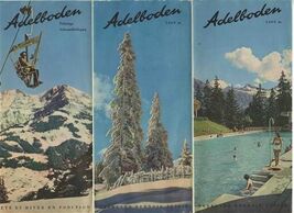 Adelboden Switzerland Brochure 1930's Climate Cure &amp; Sport  - $17.82