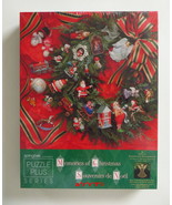 Springbok Memories of Christmas Ornament Wreath Puzzle 1998 #XZL3463 500... - £28.67 GBP