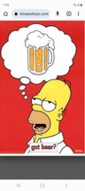 The Simpsons Homer Simpson Got Beer Poster Sealed 11.75 X 16.5 Inches Vintage - $11.84