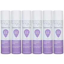 NEW Summer&#39;s Eve Feminine Deodorant Spray Ultra Extra Strength 2 Ounces (6 Pack) - £23.40 GBP