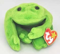 1993 Ty Beanie Baby “Legs” Green Frog BB25 - £7.82 GBP