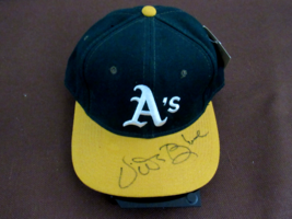 VIDA BLUE 71 CY MVP OAKLAND A&#39;S SIGNED AUTO SPORTS SPECIALITIES PRO WOOL... - £185.00 GBP