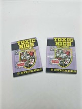 Toxic High School 1991 Topps Unopened Packs lot of 2 - £3.10 GBP