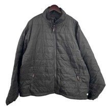 Dickies Pro Puffer Jacket Black Zippered Pockets High Collar Quilted Men... - $45.33