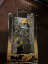 Batman Begins DC Comics Miniature 4 Piece Kurt Adler Ornaments USED BOX - £4.73 GBP